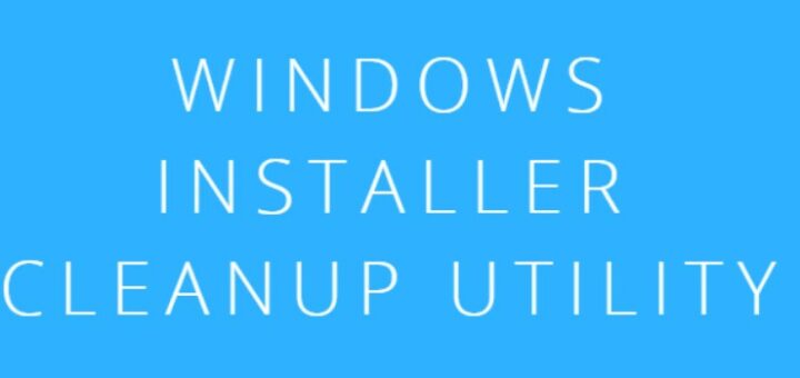 Установка Windows Installer CleanUp Utility 7.2